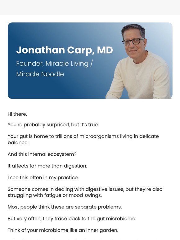 You're more microbe than human