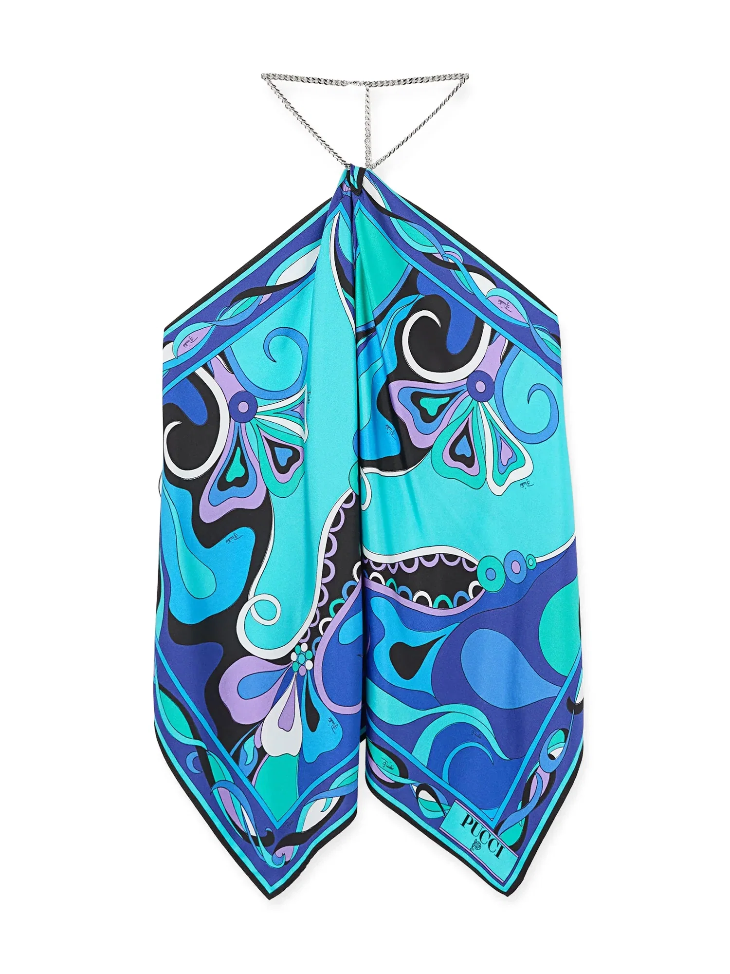 Image of Orchidee Print Chain Top