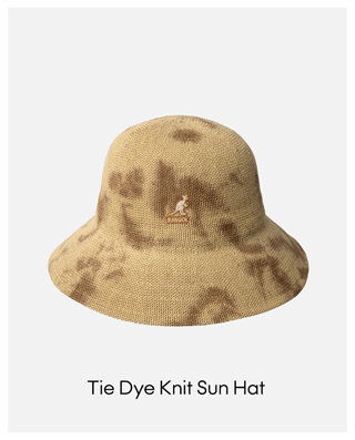 Tie Dye Knit Sun Hat