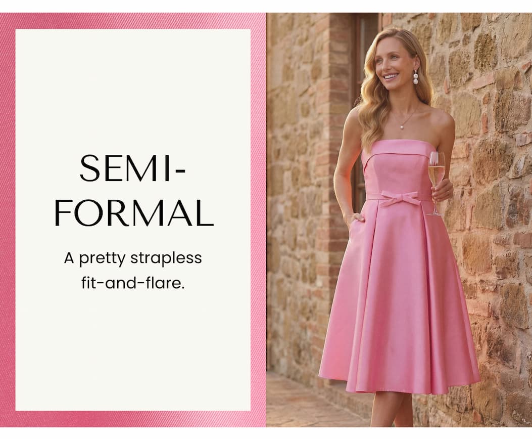 Strapless Bow Waist Mikado Midi Dress In Cherry Blossom