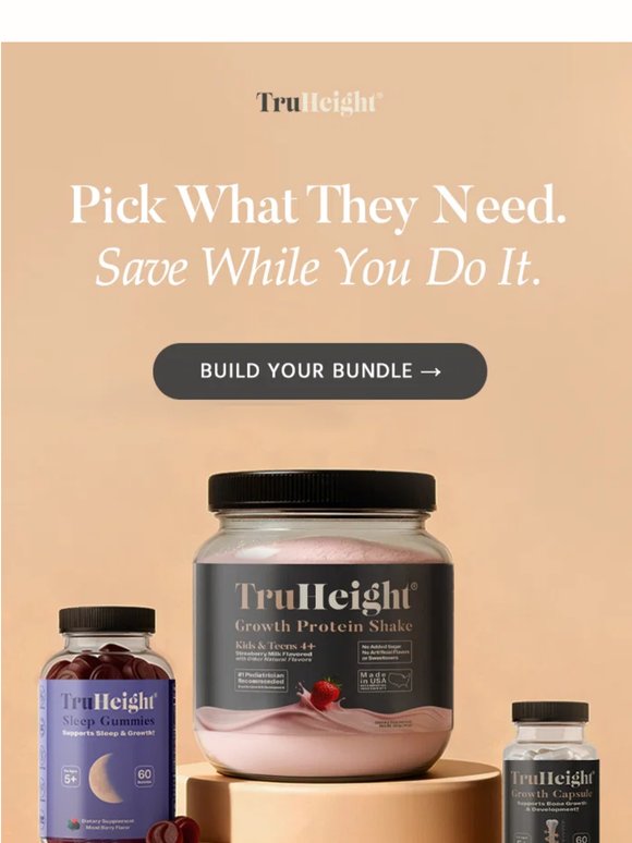 Build what your kid needs & save up to 25%