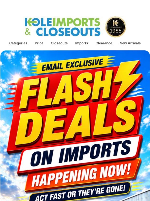Better Grab These Flash Deals Now!