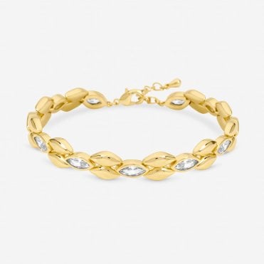 Jon Richard Gold Plated and Crystal Bracelet
