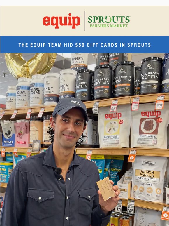 We Hid $50 Gift Cards In Sprouts 👀