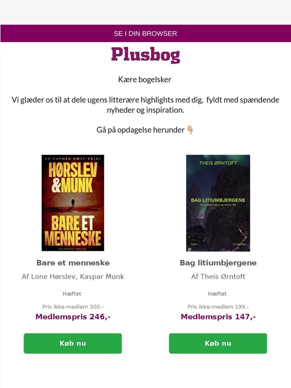 Ugens litterære highlights 📚