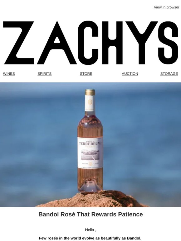 Bandol Rosé That Rewards Patience at Under $40