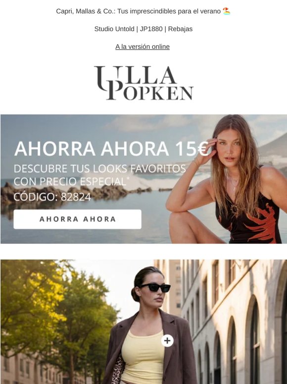 Compra ahora los nuevos looks de verano con 15€ de descuento📢