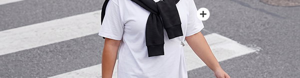 Camiseta, oversize, nudos decorativos