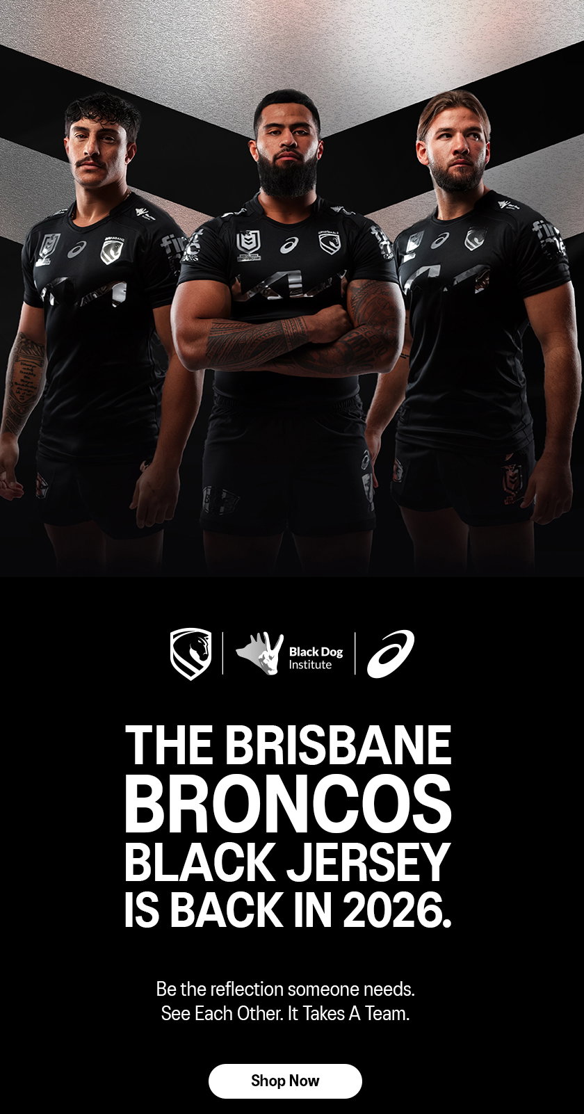 The Brisbane Broncos Black Jersey is back