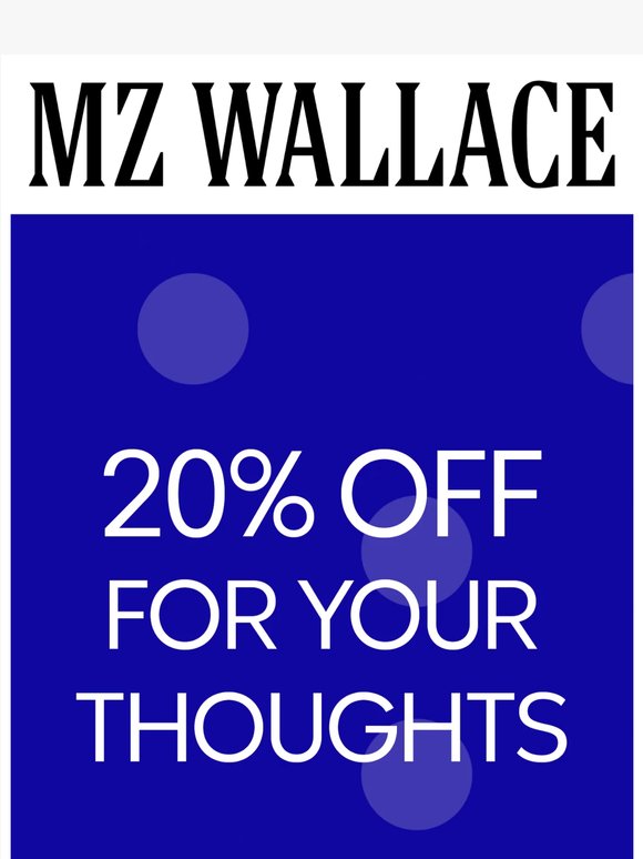 Last chance for 20% off
