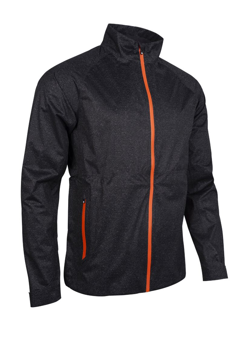Mens Lightweight Waterproofs SS26 - Charcoal Marl/Inferno