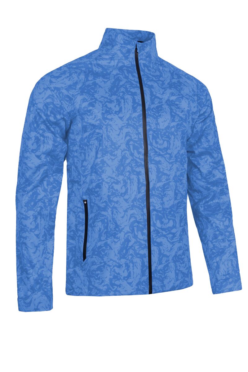 Mens Lightweight Waterproofs SS26 - Ocean Print/Black