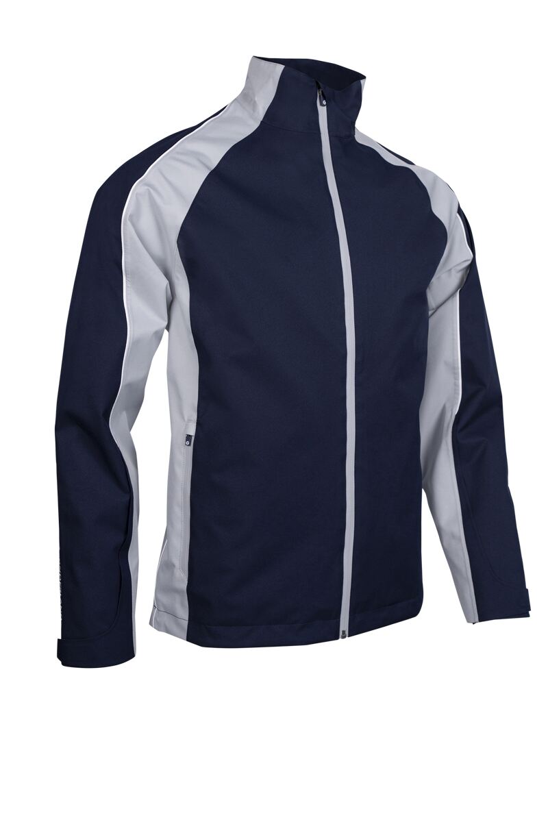 Mens Lightweight Waterproofs SS26 - Navy/Silver/White