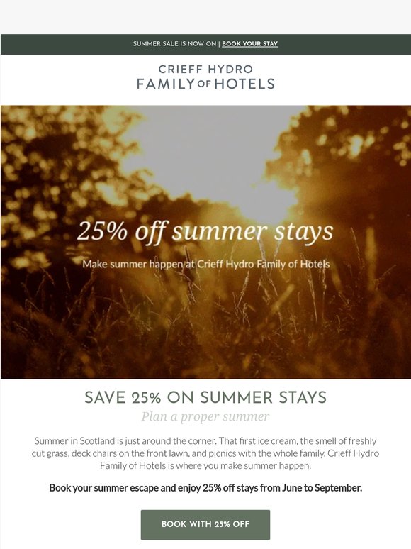 Summer Sale: 25% off, on now 🌞