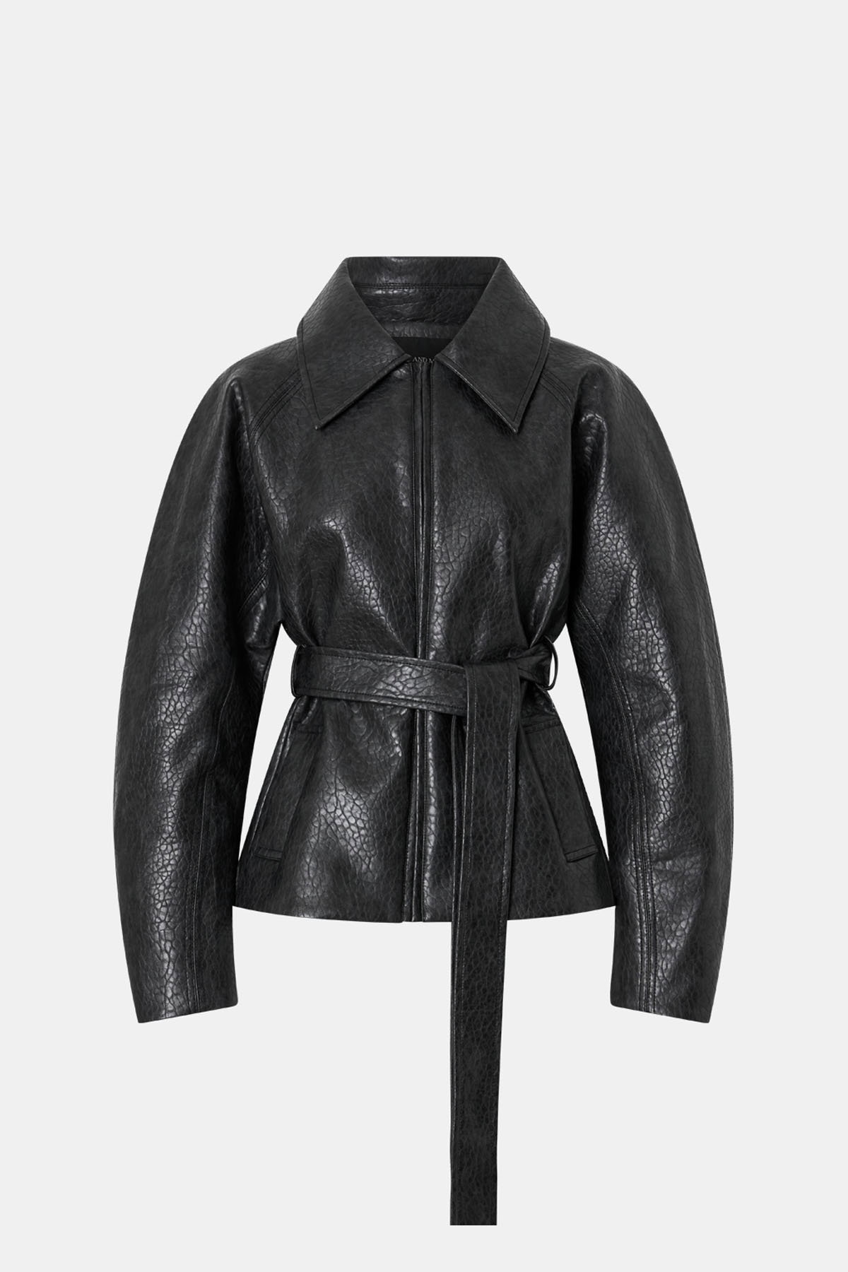 Oreno Croc Belted Jacket