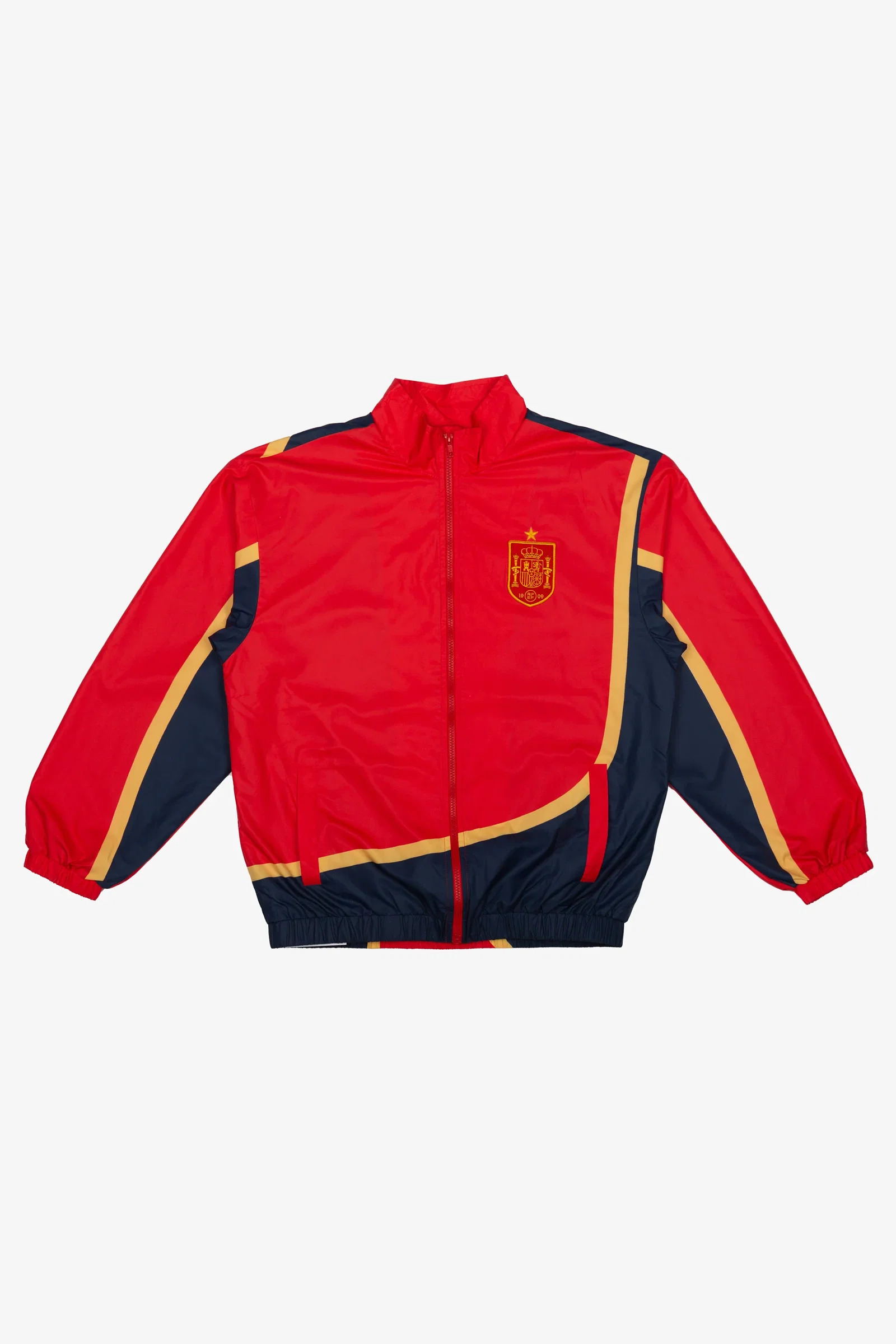 Image of Spain Windbreaker Jacket - Red / Blue