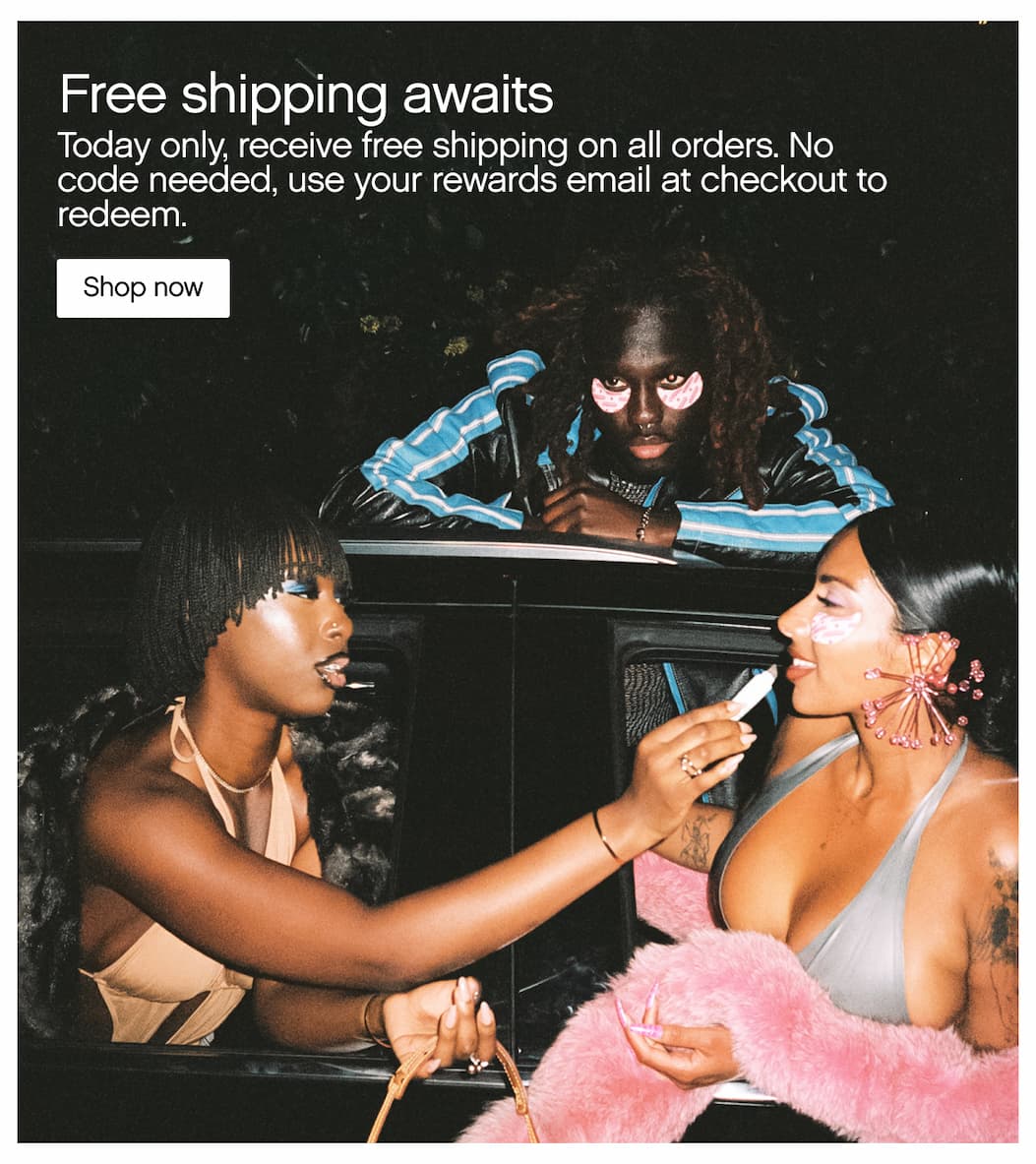 Free shipping awaits