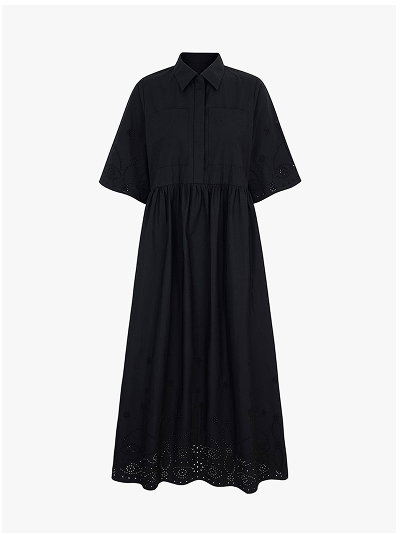 GABRIELLA BRODERIE COTTON DRESS