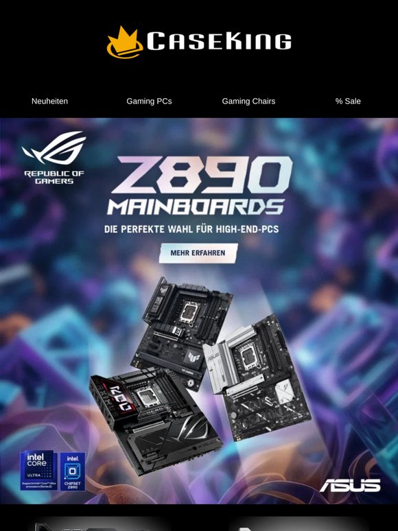 ⚡Overclocking, Gaming, Creator Power – ASUS Z890 kann alles