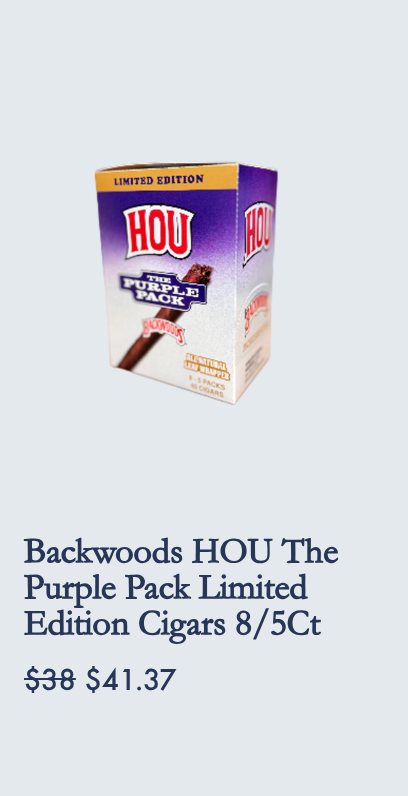 Backwoods HOU The Purple Pack Limited Edition Cigars 8/5Ct