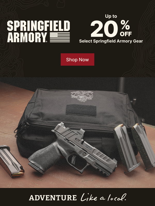 Up to 20% Off Select Springfield Armory Gear