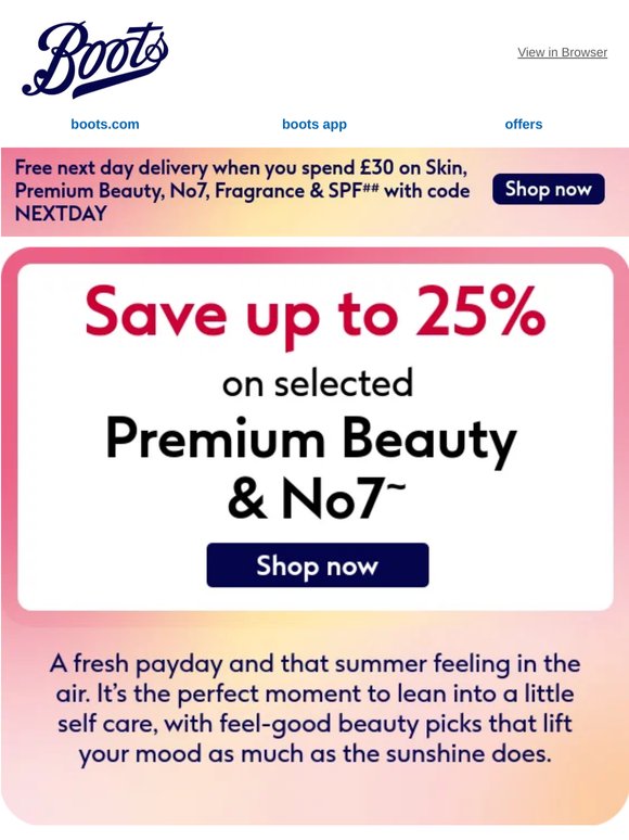 Sun’s out ☀️Beauty savings are ready!