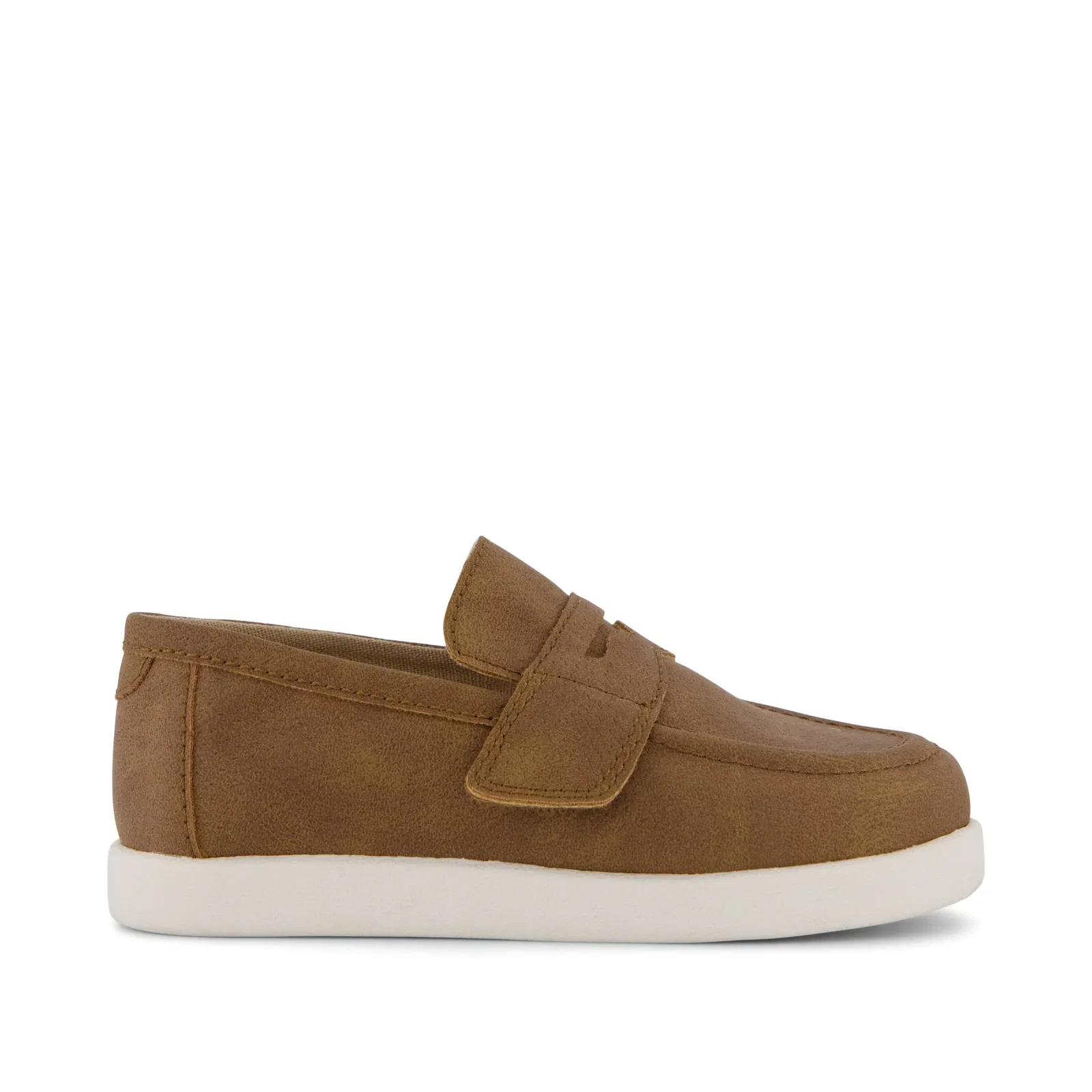Image of Toddler Oliver Loafer - Toffee Brown Microsuede