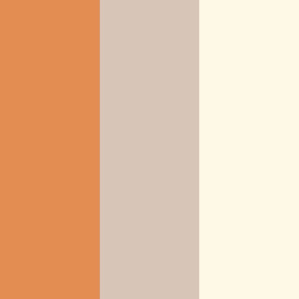 Stripe Wallpaper Orange, Coffee & Cream - Direct Wallpapers E40915