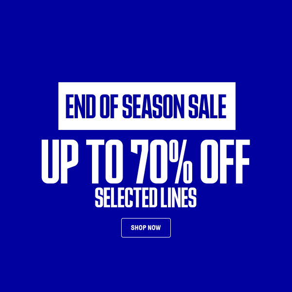 End of Season Sale Up to 70% Off