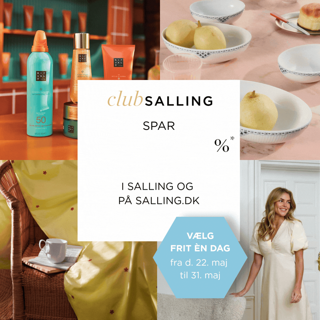 Spar 25-30% i Salling og på salling.dk