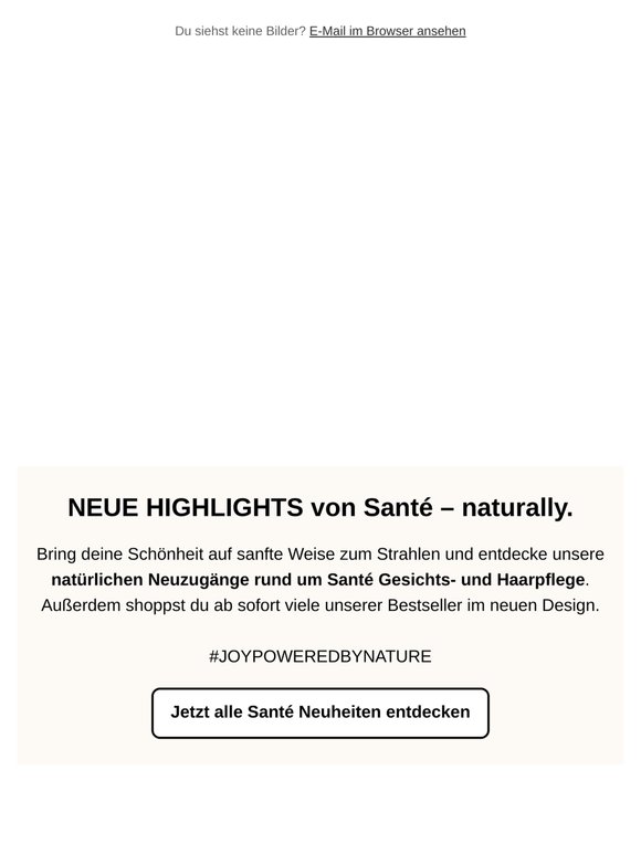 💫 Neue Pflegehighlights für Gesicht & Haare von Santé – naturally.
