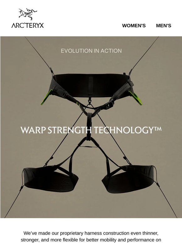 Our new Warp Strength Technology™