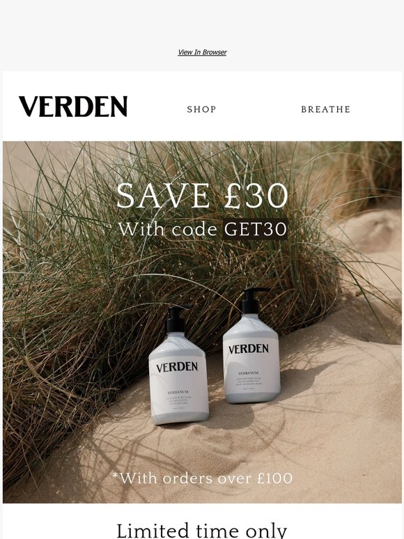 Limited Time: £30 Off