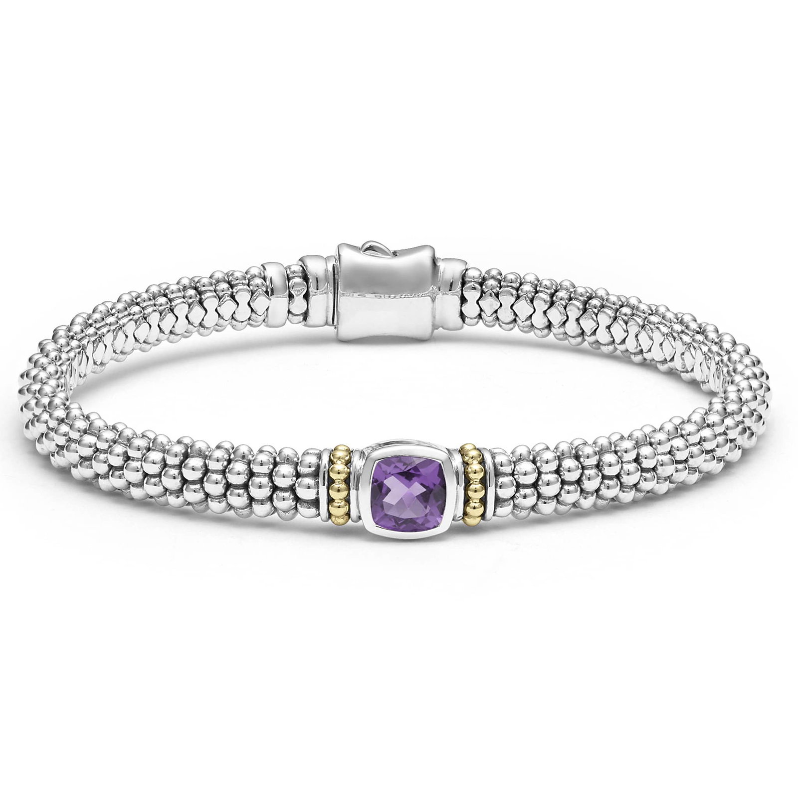 Image of Rittenhouse Small Amethyst Caviar Bracelet | 6mm