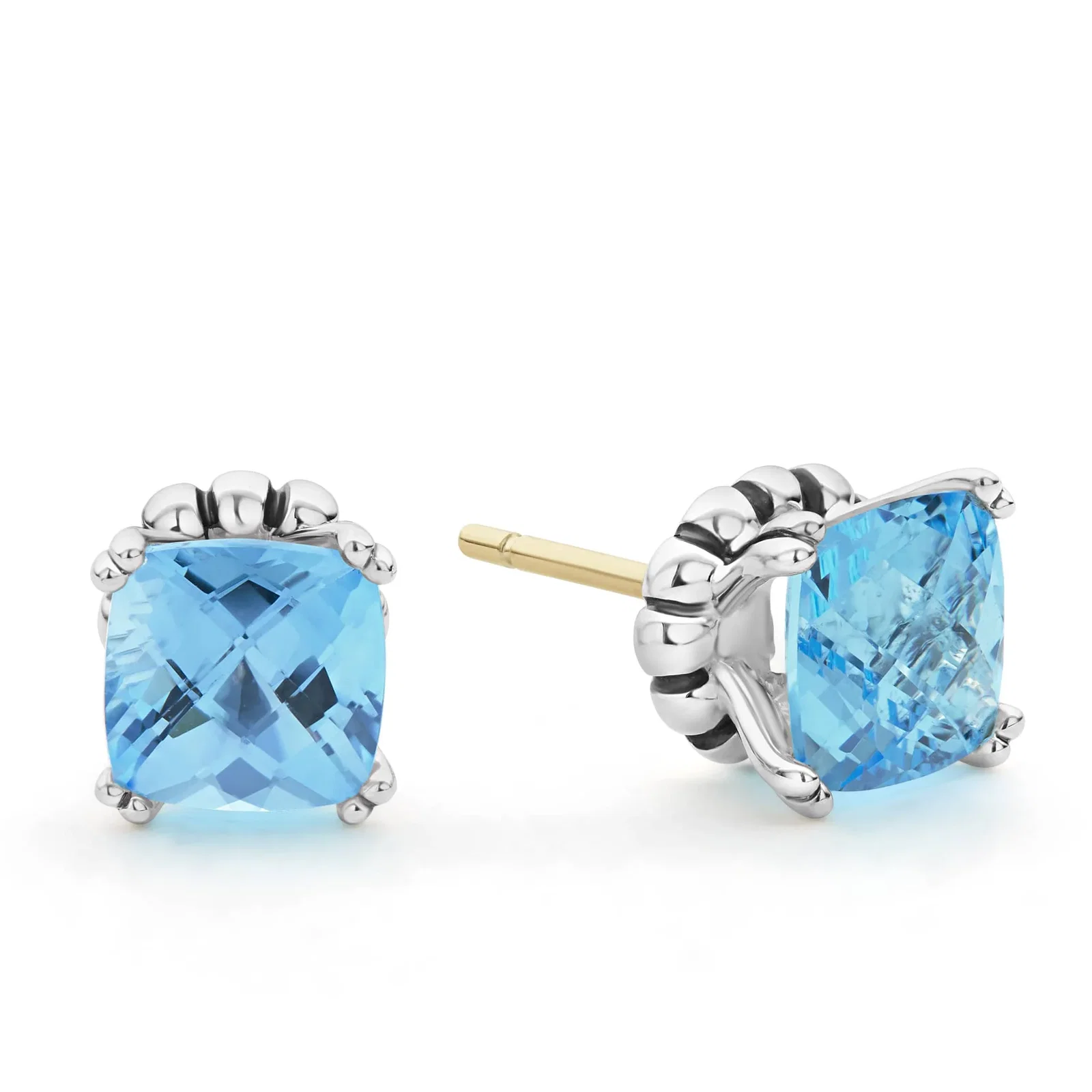 Image of Rittenhouse Swiss Blue Topaz Stud Earrings