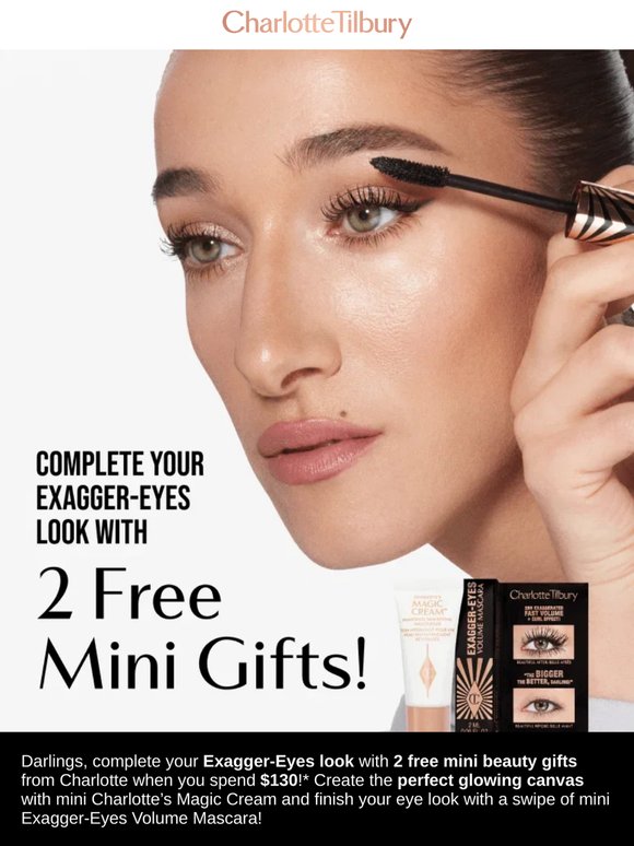 Complete Your Exagger-Eyes Look With FREE Minis 🪄