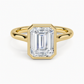 14K Yellow Gold Luna 2mm Bezel Ring