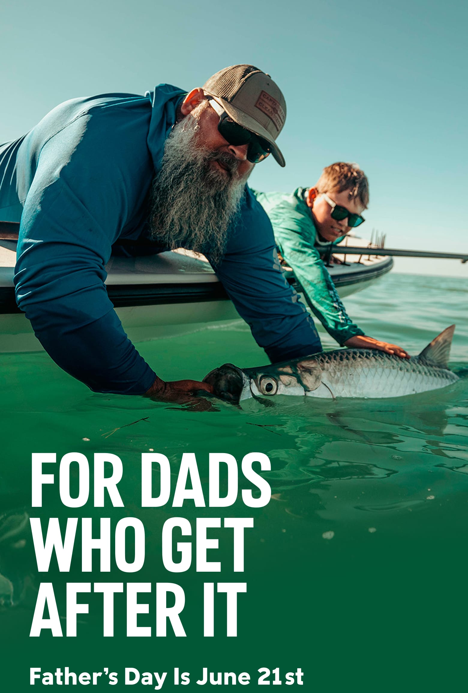 For dads who get after it. Father's Day is June 21st