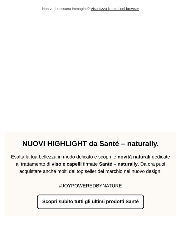 💫 Novità per viso e capelli firmate Santé – naturally.