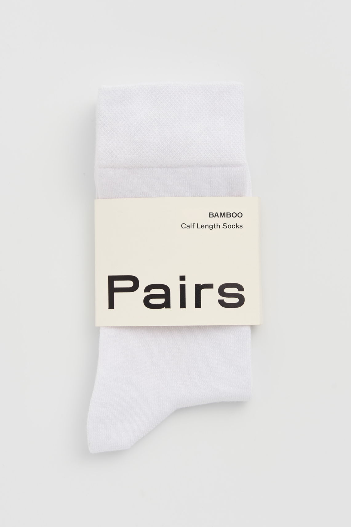 Clean White Bamboo Socks