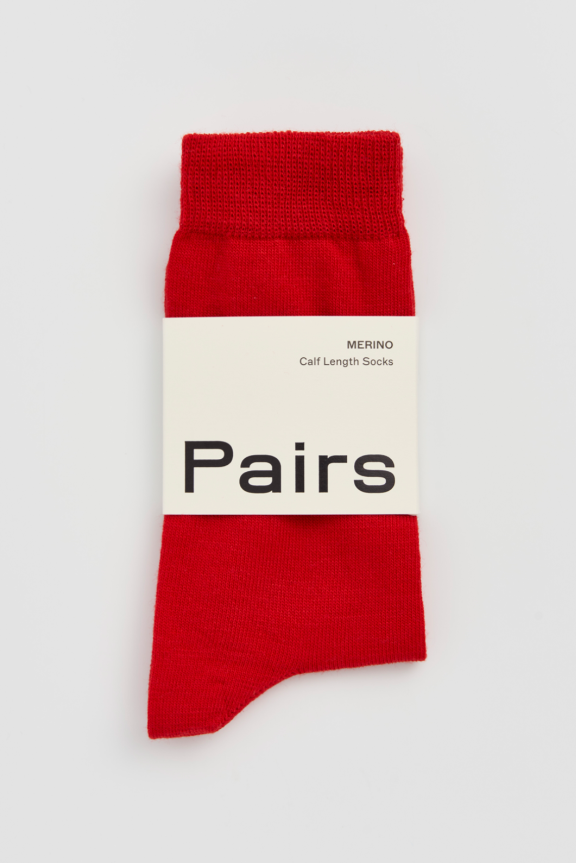 Postbox Red Merino Socks