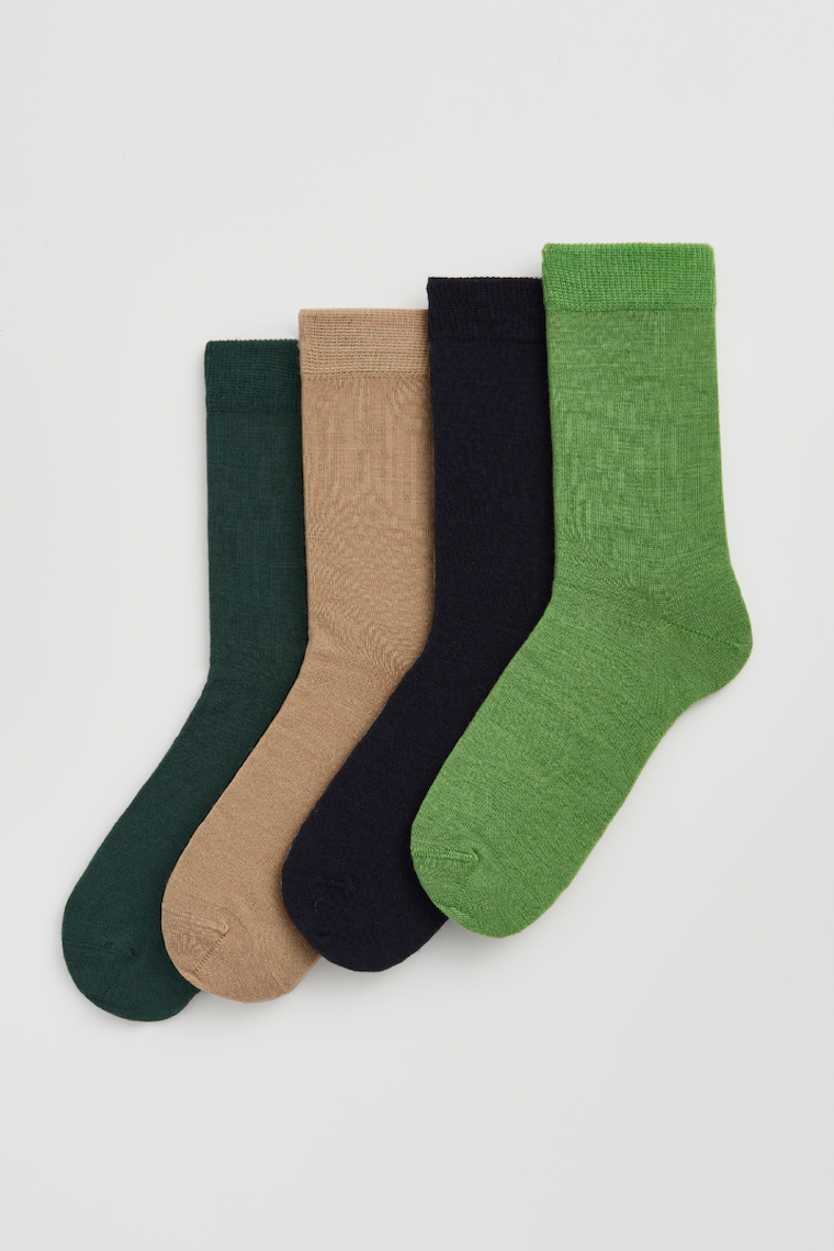 The Merino Set Blues and Greens