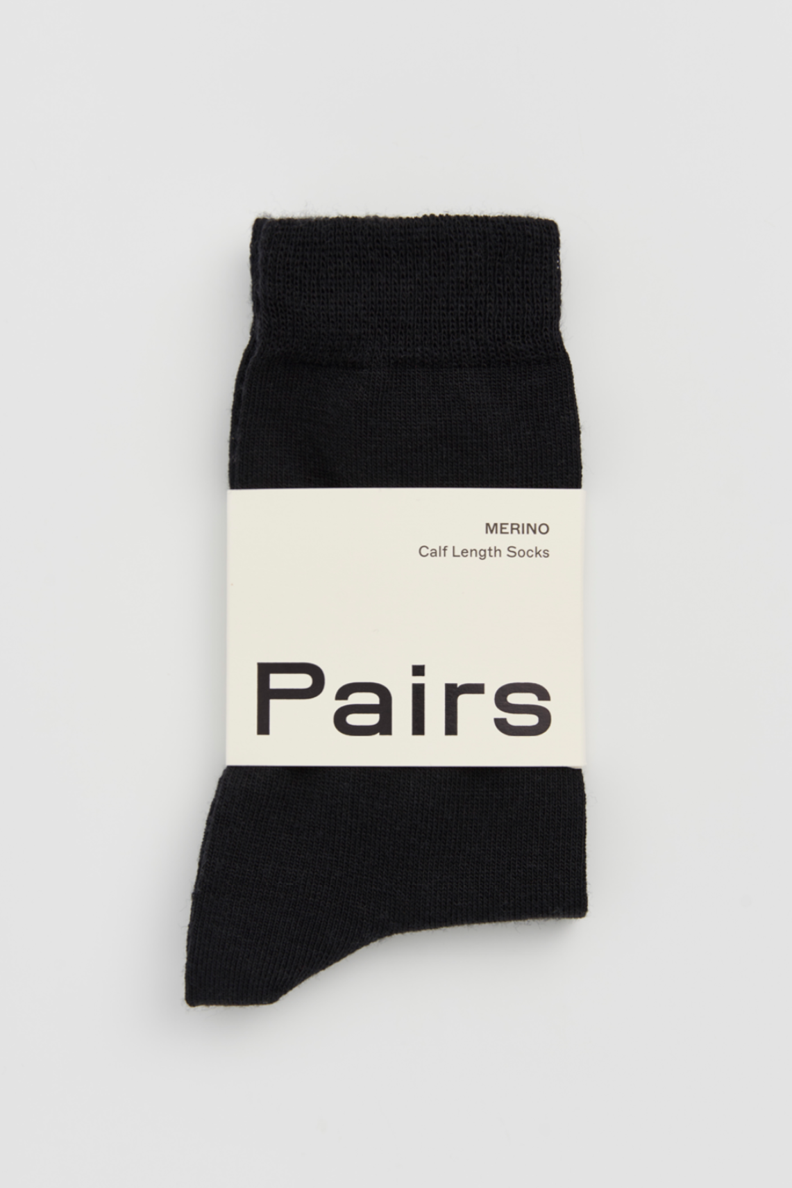True Black Merino Socks