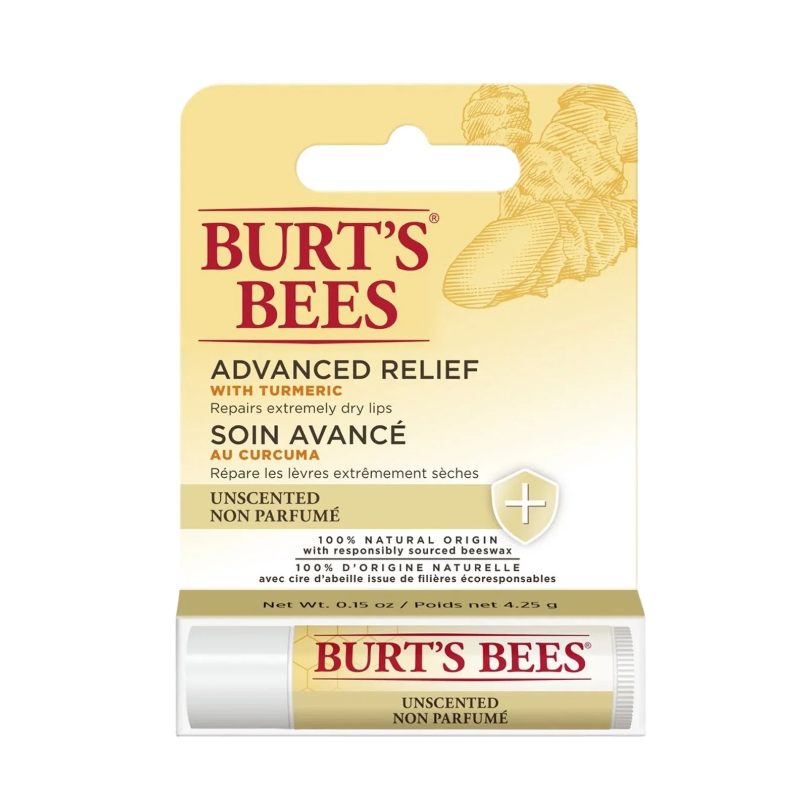 Image of Burts Bees Advanced Relief With Turmeric 4.25g