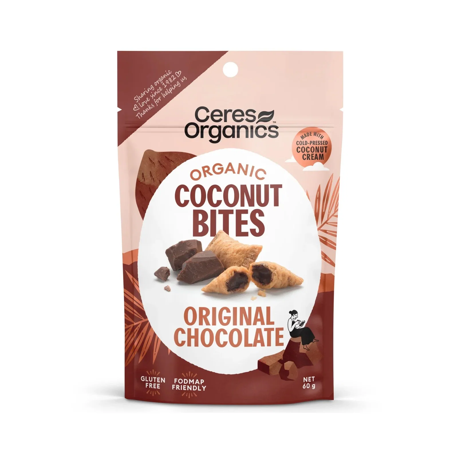 Image of Ceres Organics Coconut Bites Original Chocolate