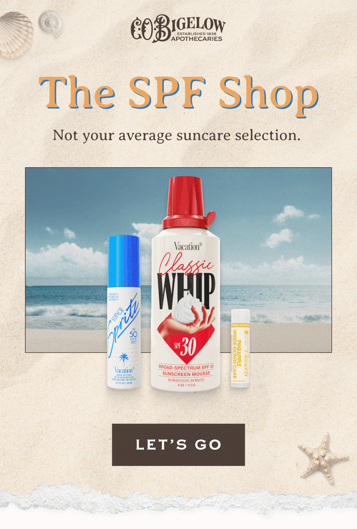 The SPF Shop | Not your average suncare selection. | LET’S GO 