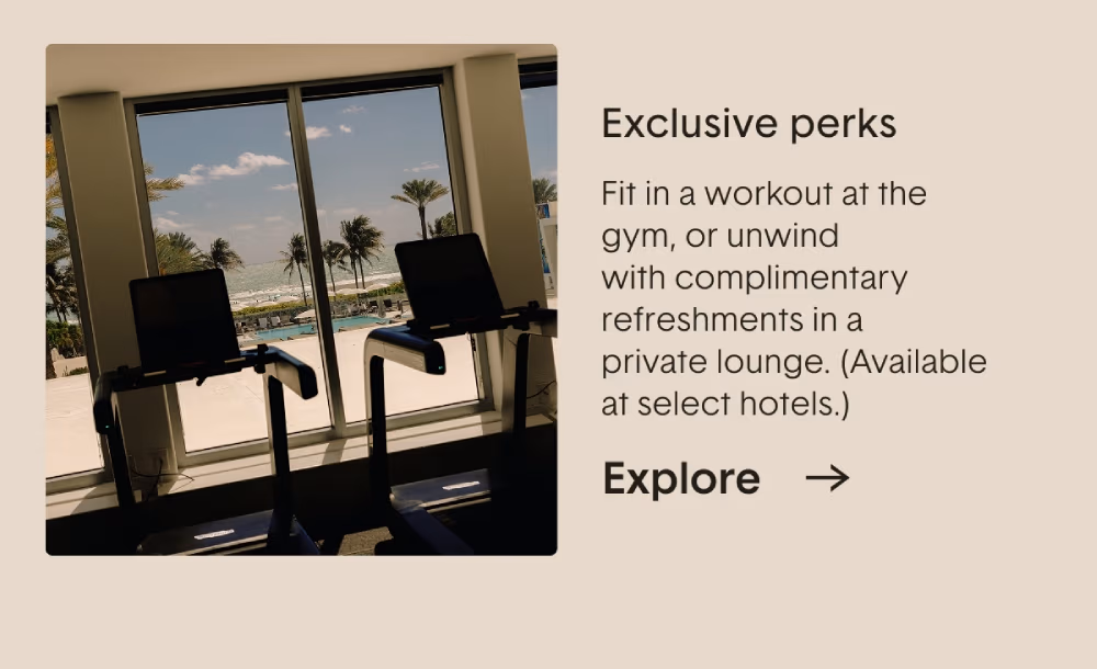 Exclusive perks