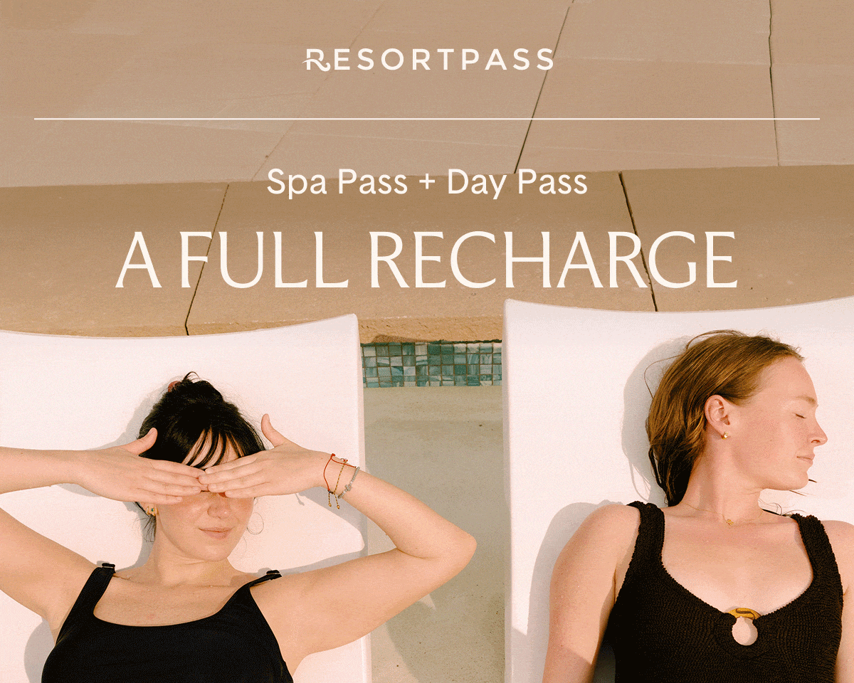 Spa Pass + Day Pass: A full recharge