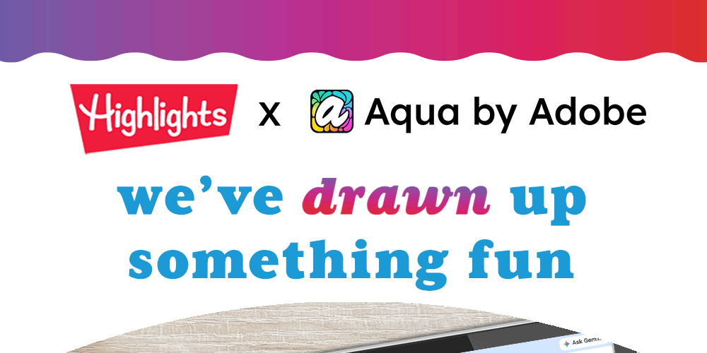 Highlights + Aqua by Adobe.