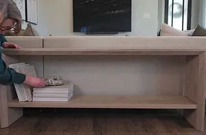 Take everything off your console table and do this instead